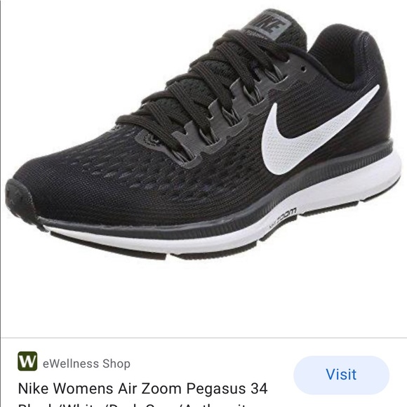 nike air zoom pegasus black womens